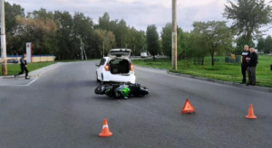 В Липецке в столкновении с иномаркой пострадал мотоциклист