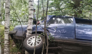 В Липецкой области три водителя допустили съезд автомобилей в кювет