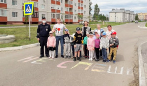 В Липецкой области малыши рисуют безопасные дороги