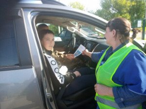 В Липецкой области  родительские патрули призывают автомобилистов не забывать о безопасной перевозке маленьких пассажиров