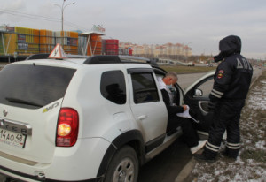 В Липецкой области сотрудники ГИБДД проверяют учебные автомобили и начинающих водителей