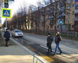 В Липецке выявляли нарушения ПДД водителями на пешеходных переходах