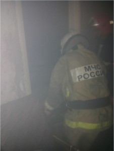 Загорание дома в Долгоруковском
районе