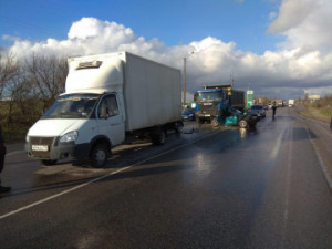 В Липецке на трассе Орел – Тамбов в ДТП пострадали водитель и пассажирка ВАЗа