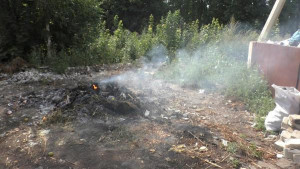 Со второй половины лета мусор и сухая трава в Липецке горят чаще