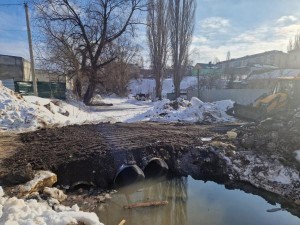 На улице 9 Января увеличили пропускную способность талых вод через Студёный ручей