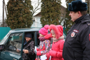 В липецком регионе сотрудники ГИБДД совместно с юными инспекторами напоминают детям и взрослым о дорожной безопасности