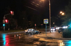 В Липецке в ДТП пострадали два водителя иномарок