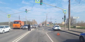 В Липецке в ДТП пострадала автоледи