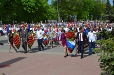 Судебные приставы Долгоруковского районного отдела приняли участие в шествии «Бессмертного полка»