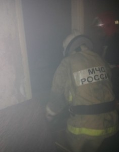 Загорание дома в Лев-Толстовском районе