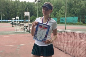 «Серебряный» успех липецкой теннисистки в Рязани