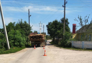 В Усманском районе пешеход попал под грузовик