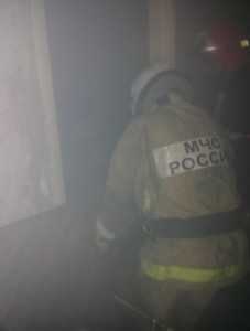 Загорание в квартире в Хлевенском районе