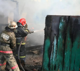 Загорание надворных построек в Чаплыгинском районе