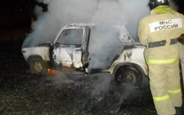 Загорание автомобиля в
Добровском районе