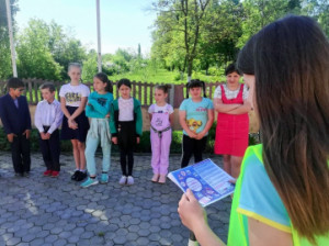 В Липецкой области юные инспекторы информируют младших товарищей о правильном поведении на пешеходных переходах