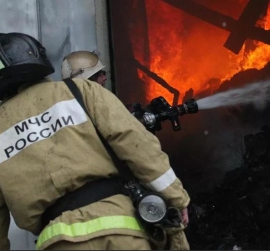 Пожар в Задонском районе