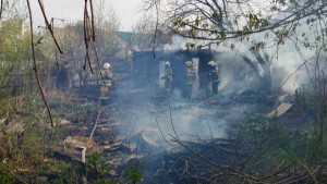 Шесть возгораний произошло в воскресенье на территории посёлка Дачный