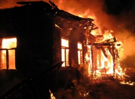 Загорание дома
в
Краснинском районе