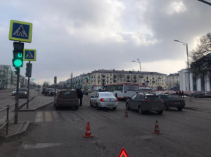 В Липецке пешеход попал под колеса иномарки