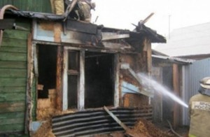В Чаплыгинском районе сгорели надворные постройки