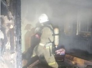 В Данковском районе сгорел дом