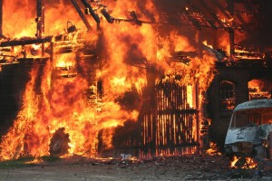 Ночью в Воловском районе сгорел дом