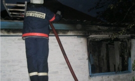 Загорание дома в
Лев-Толстовском
районе