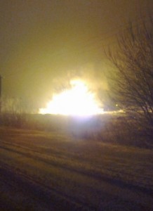Уточненная информация о возгорании на газораспределительной станции в Задонском районе