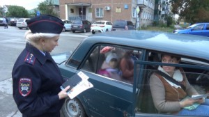 Липецкие автоинспекторы выявляли нарушения правил перевозки детей