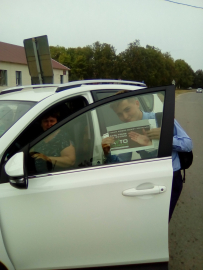 Селянам Липецкой области школьники напоминают об опасности  нетрезвого вождения