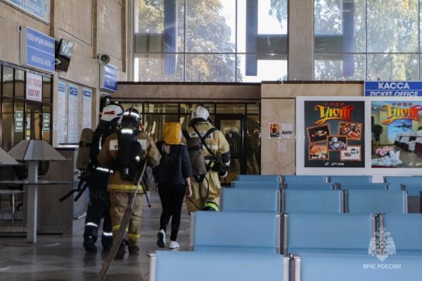 В липецком аэропорту тушили «пожар»