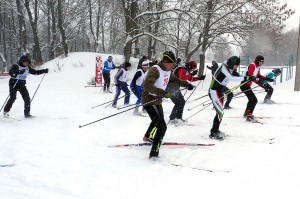 Спартакиада трудящихся Ельца началась с лыжных гонок
