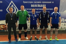 Команда Управления стала серебряным призёром по волейболу