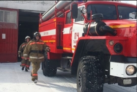 Загорание автомобиля в Измалковском районе