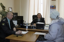 Главный судебный пристав региона провёл приём граждан в городе Ельце