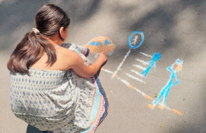 Липецкие дети рисуют безопасные трассы