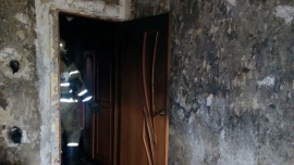 Загорание квартиры в Грязинском районе