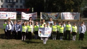 Липецкие кадеты присоединились к всероссийскому марафону «Безопасная страна ЮИД»
