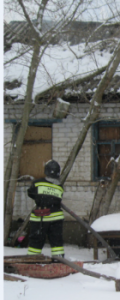 Загорание дома в
Чаплыгинском районе