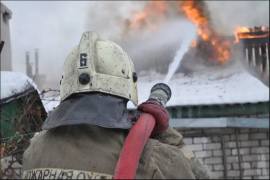 Загорание надворной постройки в Добровском районе