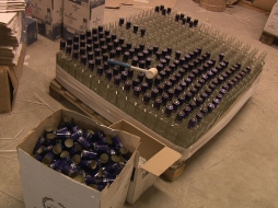 В Липецке в подпольном цеху обнаружено более 10 тонн нелегального алкоголя