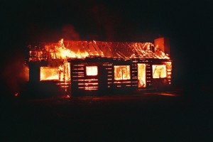 В Липецком районе сгорел дом