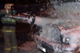 Ночью в Липецке сгорел Volkswagen Passat