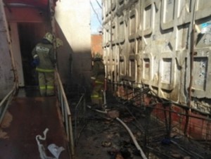 В Липецке едва не сгорел магазин "Магнит"