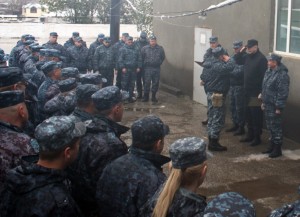 Главный полицейский региона проверил несение службы липецкими стражами порядка в Дагестане